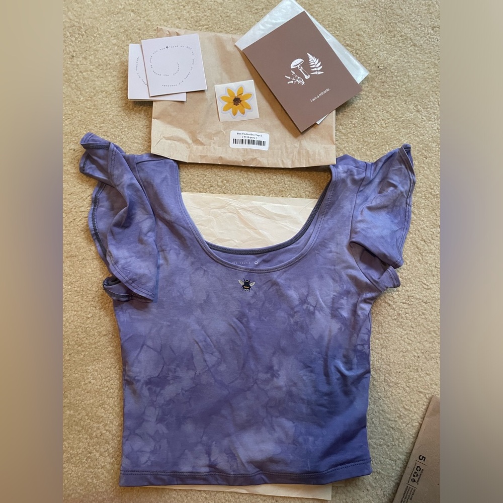 Purusha People “Bee Flutter Bra Top”